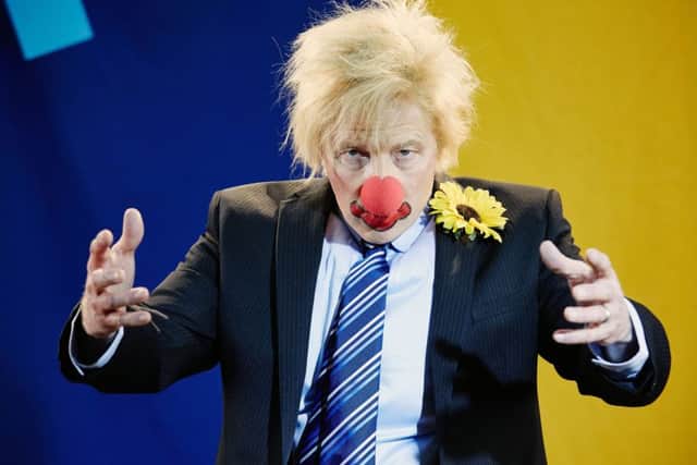 Britain's biggest political comedian Boris Johnson (seen played by Rory Bremner) is no laughing matter (Picture: BBC/Vera Producations)