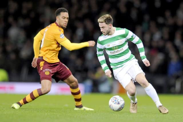 Patrick Roberts, right, has been linked with a move back to Celtic. Picture: Michael Gillen