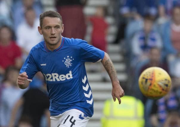 Lee Hodson in action for Rangers during a pre-season friendly match with Bury. Picture: SNS Group