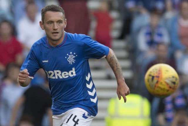 Lee Hodson in action for Rangers during a pre-season friendly match with Bury. Picture: SNS Group