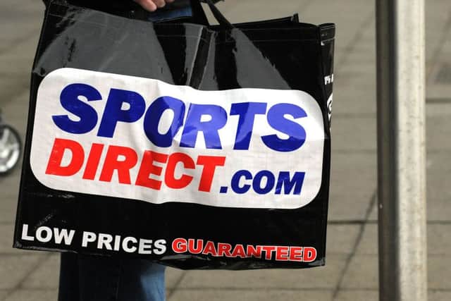 An ad for Sports Direct has been banned for using a "misleading" original price. Picture: Lisa Ferguson