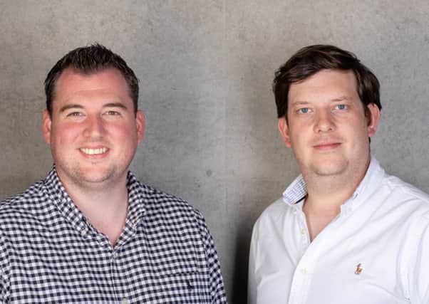 IPOS co-founders Robin Knox (left) and Paul Walton (right) have announced a new start-up venture, Boundary. Picture: contributed.