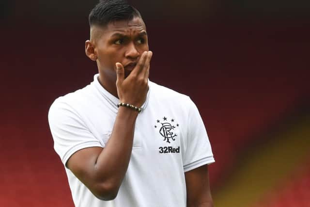 All clear: Alfredo Morelos is free to face St Mirren this weekend. Picture: SNS Group