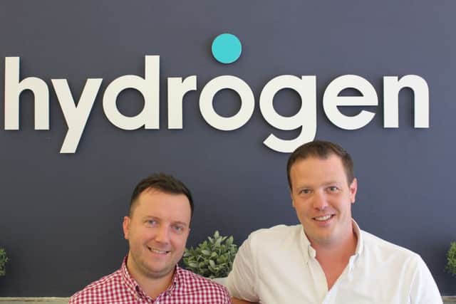 The firm was founded in 2016 by managing director Mike Scott (right) and strategy director Daniel Rae. Picture: Contributed
