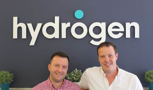 The firm was founded in 2016 by managing director Mike Scott (right) and strategy director Daniel Rae. Picture: Contributed