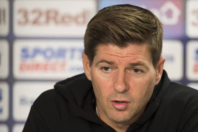 Steven Gerrard praised the SFA for rescinding Alfredo Morelos' red card. Picture: SNS Group
