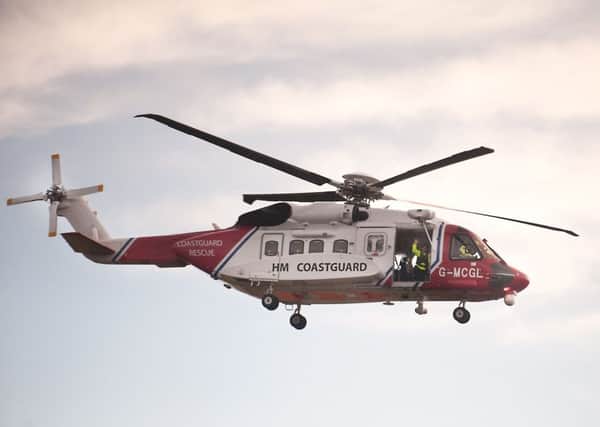 A Sikorsky S92 helicopter in operation with the Coastguard. Picture: John Devlin