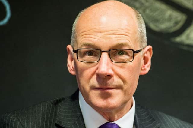 More people from Scotland are going to university than ever before, John Swinney points out (Picture: Ian Georgeson)