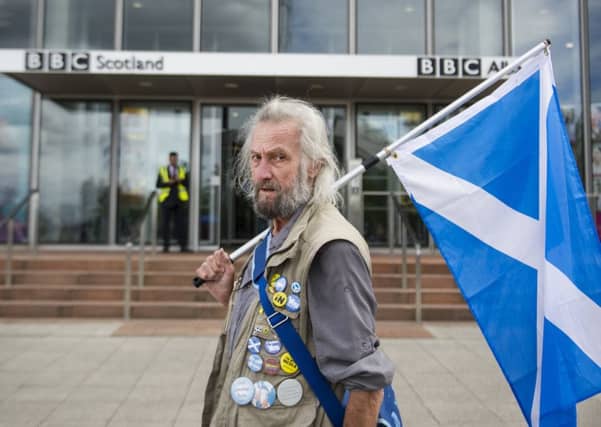 The BBC's failure to report on local pro indy marches across Scotland hsa not just infuriated Yes voters. Picture: John Devlin