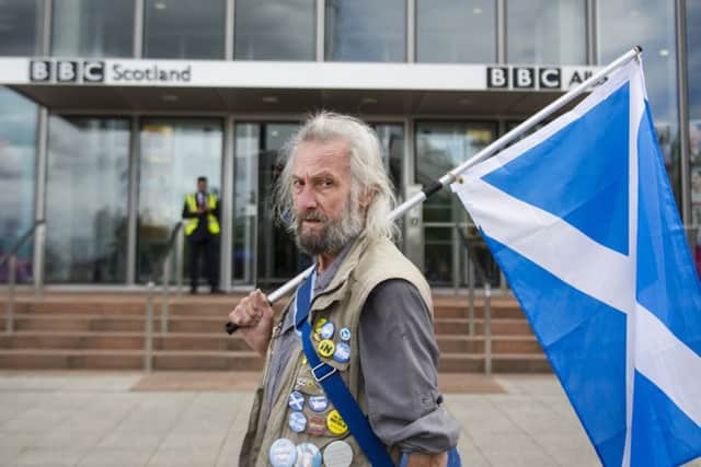 The BBC's failure to report on local pro indy marches across Scotland hsa not just infuriated Yes voters. Picture: John Devlin