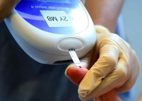 A study has found that patients who are diagnosed with Type 1 diabetes at a young age have greater risk of heart problems and shorter life expectancy. Picture: PA