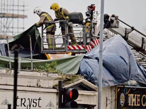 Ten people died after the police helicopter crashed onto the bar beside the River Clyde nearly five years ago. Picture: Jeff J Mitchell/Getty