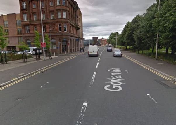 The victim was walking in Govan Road when he was attacked by up to five men. Picture: Google