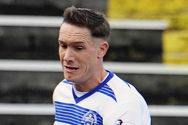Michael Tidser was involved in Morton's first goal. Pic: Michael Gillen