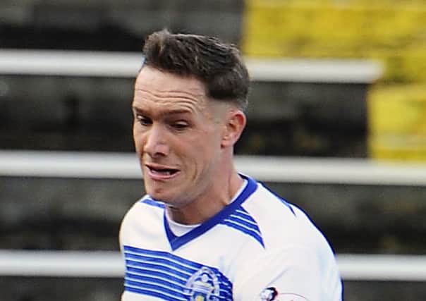 Michael Tidser was involved in Morton's first goal. Pic: Michael Gillen