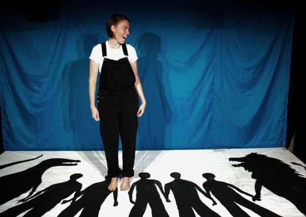 Christina Murdock plays the three sisters at the heart of her tale. Picture: Contributed