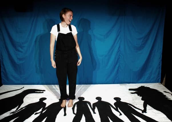Christina Murdock plays the three sisters at the heart of her tale. Picture: Contributed