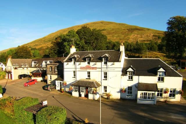 The Cairndow Stagecoach Inn in on the market for the first time in more than 50 years. Picture: contributed.