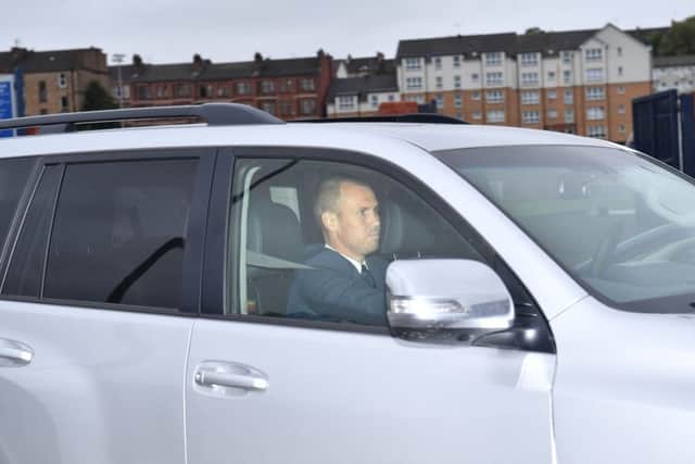Kenny Miller, pictured, arriving for the hearing. Picture: SNS