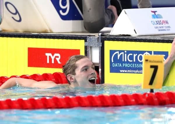 Duncan Scott won four medals in the Tollcross pool. Picture: Getty.