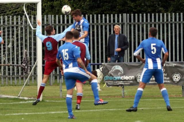 Penicuik Athletic v Oakley United in the Alex Jack Cup