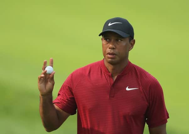 Tiger Woods was in contention for the second major in a row. Picture: Getty.