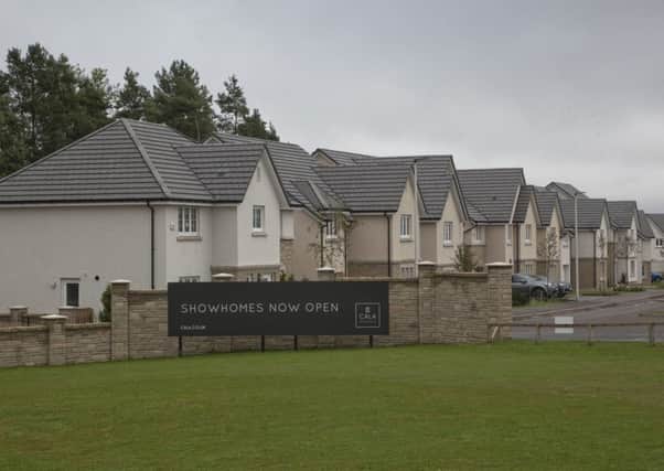 Houses are springing up in and around Roslin.