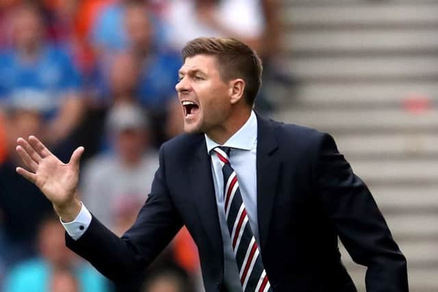 Rangers manager Steven Gerrard hailed Ryan Jack's form as 'stunning'. Picture: PA.