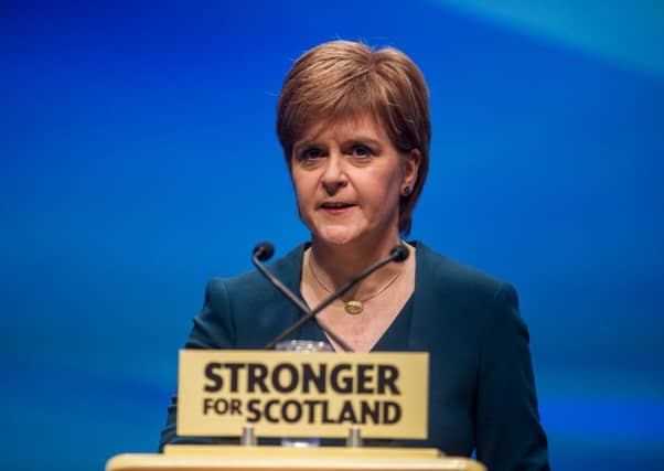 First Minister Nicola Sturgeon. Picture: John Devlin