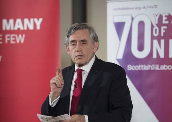 Ex-Labour leader and former Prime Minister Gordon Brown. Picture: John Devlin