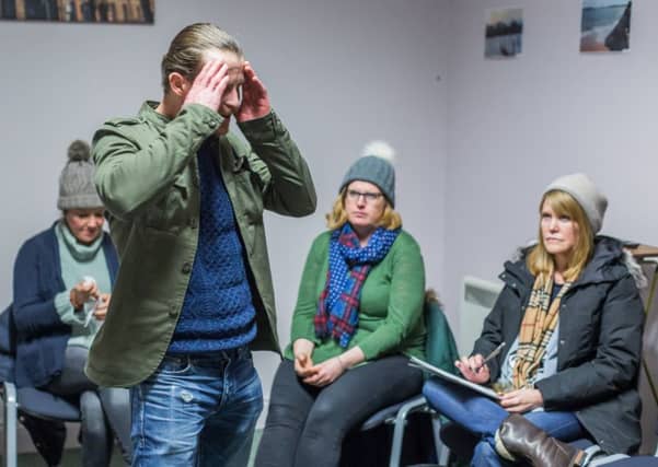 Where It Hurts is set in the waiting room of a psychiatric unit. Picture: Chris Scott