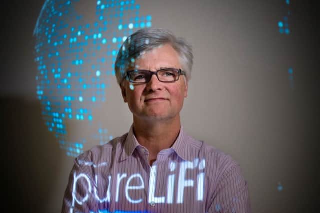 LiFi can unlock 'unprecedented' data and bandwidth, says PureLiFi CEO Alistair Banham. Picture: Contributed