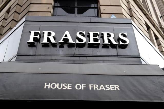 Edinburghs House of Fraser at the west end of Princes Street. Picture: Lisa Ferguson