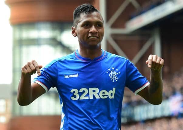 Alfredo Morelos can be a handful for defenders says Kris Boyd. Picture: SNS.