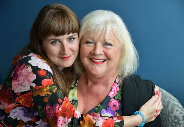 Karen Koren with daughter Katy, with whom she runs Gilded Balloon. Photograph: Steve Ullathorne