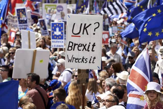 Just under half of Scots want a referendum on the Brexit deal. Picture: AFP/Getty