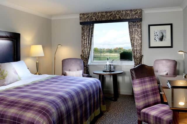 One of the 100 refurbished rooms at The Macdonald Inchyra hotel and spa