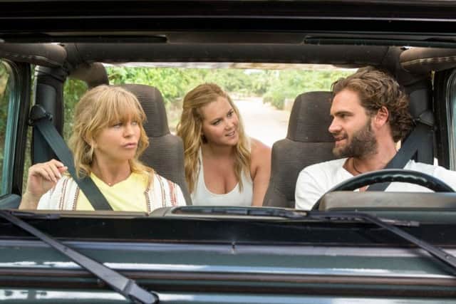 Tom Bateman with Goldie Hawn and Amy Schumer in kidnap comedy Snatched