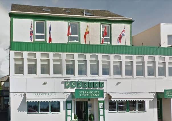 Morris's Steakhouse in Largs. Picture: GoogleMaps
