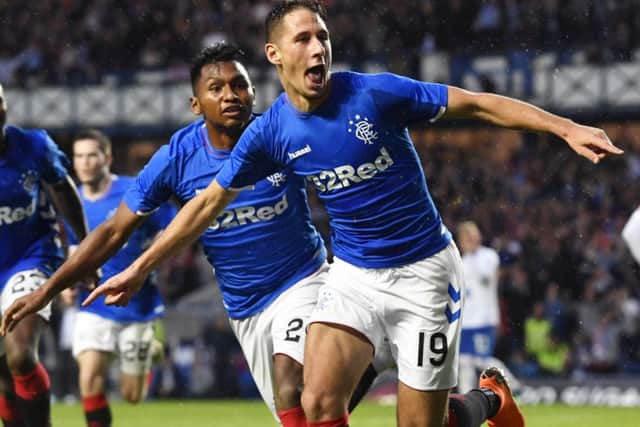 Nikola Katic has impressed in his time at Rangers thus far. Picture: SNS