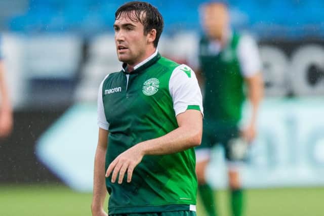 Stevie Mallan rued Hibs missed chances against Molde having felt confident of gaining victory in Norway. Picture: SNS.