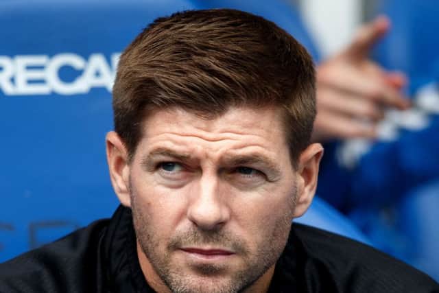 Steven Gerrard regards Rangers' tie with Ufa as 'a smack in the face.' Picture: PA.