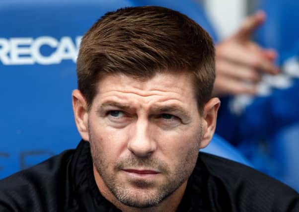 Steven Gerrard regards Rangers' tie with Ufa as 'a smack in the face.' Picture: PA.