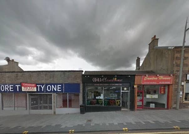 The attack took place in Lanark High Street.