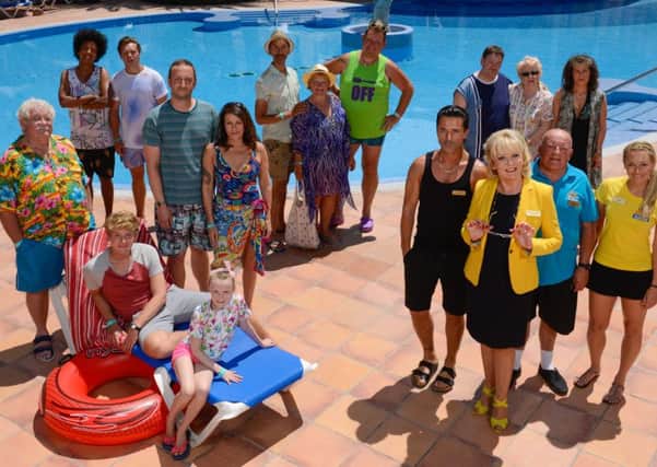 The cast of Benidorm which is coming to the Edinburgh Playhouse.