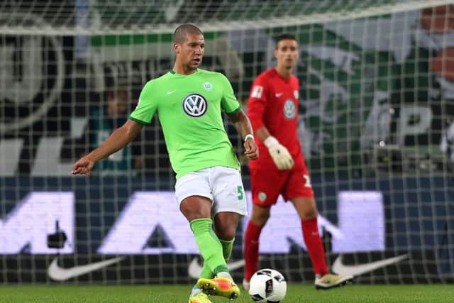 Jeffrey Bruma in action for Wolfsburg against Borussia Dortmund in a Bundesliga match. Picture: Getty Images