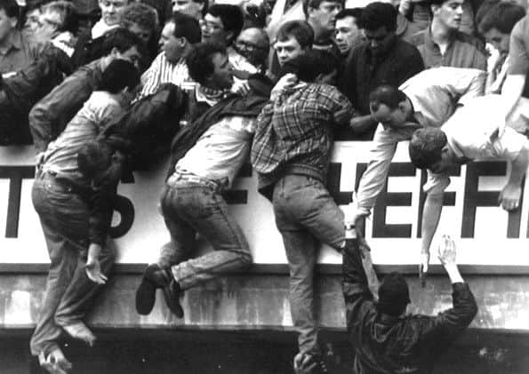 In 1989, 96 football fans were crushed to death at a game between Liverpool and Nottingham Forest at Hillsborough stadium. Picture: PA