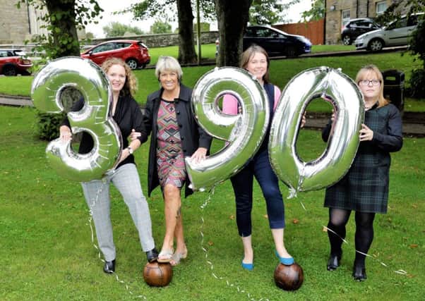 Photo Left to Right: Vivienne MacLaren, Rose Reilly, Aileen Campbell MSP, Karen Grunwell.