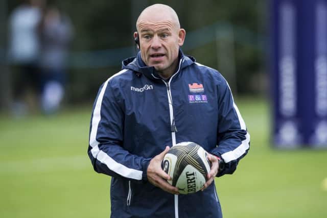 dinburgh head coach Richard Cockerill. Picture: