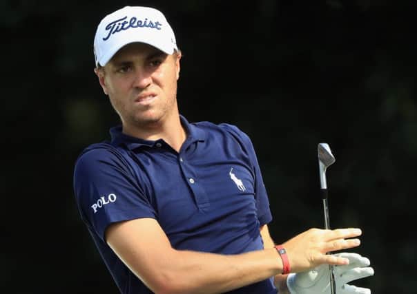Justin Thomas in action during the pro am event prior to the start of The Northern Trust at Ridgewood, New Jersey.  Picture: Andrew Redington/Getty Images